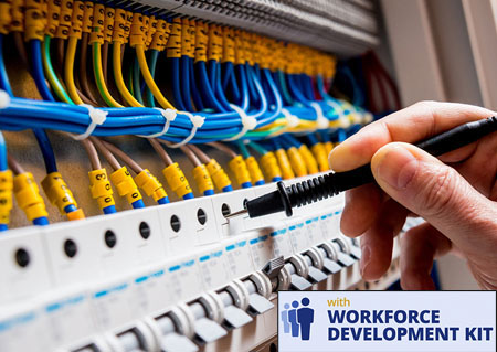 Electrical and Electronics Technician Certification with Lab Kit with Workforce Development Kit